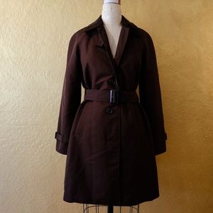 RALPH LAUREN OVERSIZE CHOCOLATE MAC JACKET!